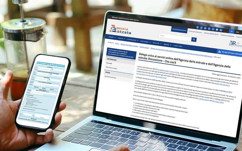 Agenzia delle entrate: delega online per servizi di fatturazione